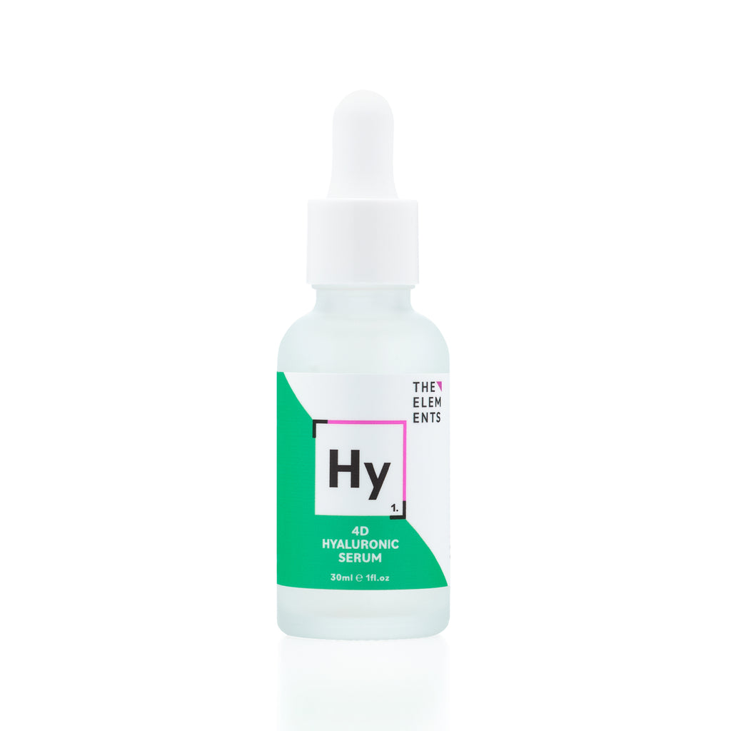 The Elements 4D Hyaluronic Serum bottle
