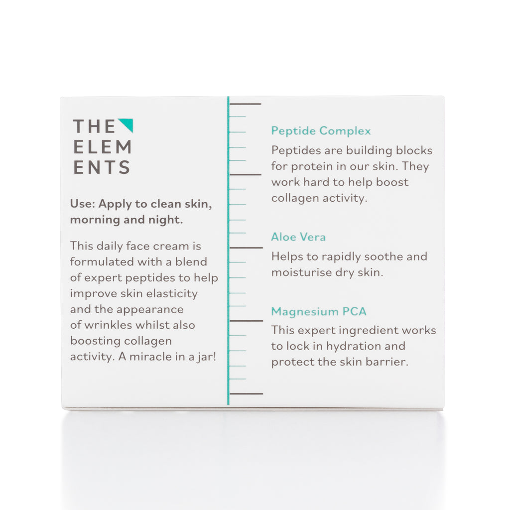 The Elements Age Defying Miracle Cream ingredient information